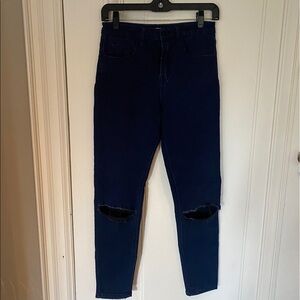 High-Waisted Forever 21 Dark Wash Jeans